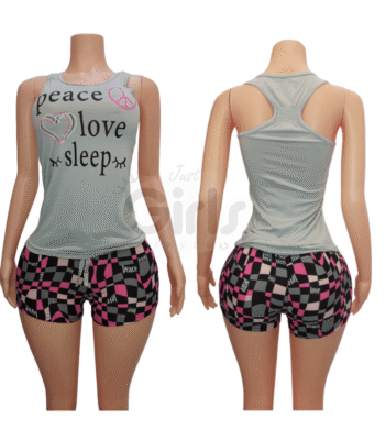 Peace & Love 2 Piece Sleepwear - S